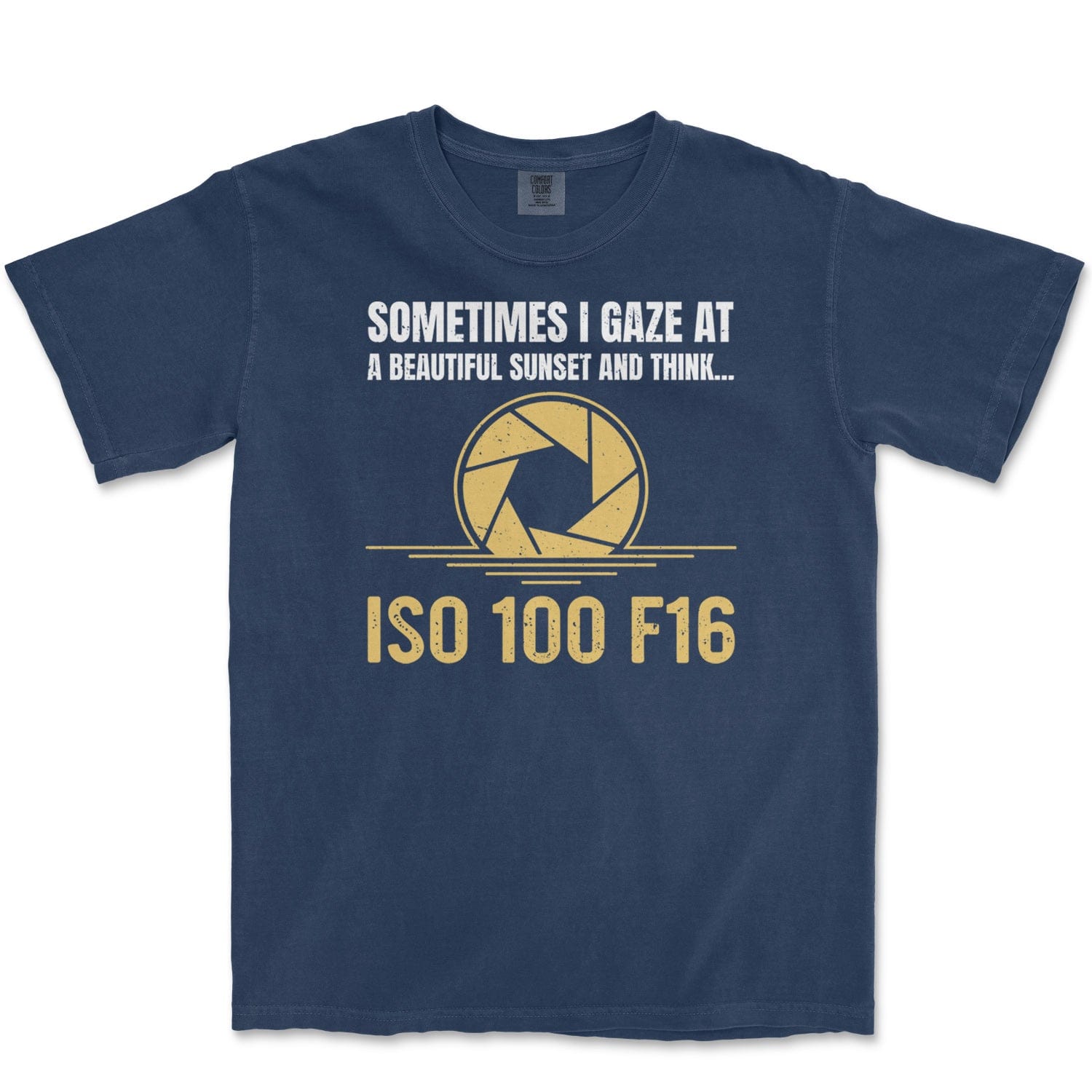 T-Shirt True Navy / S ISO 100 F16 - Premium T-Shirt