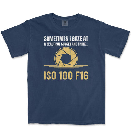 T-Shirt True Navy / S ISO 100 F16 - Premium T-Shirt