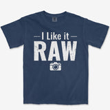 T-Shirt True Navy / S Like It Raw Heavyweight Tee