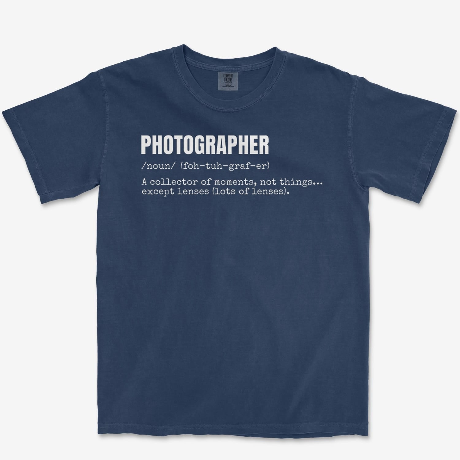 T-Shirt True Navy / S Photographer Definition Heavyweight Tee