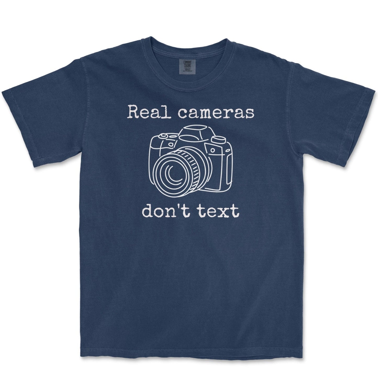 T-Shirt True Navy / S Real Cameras - Premium T-Shirt