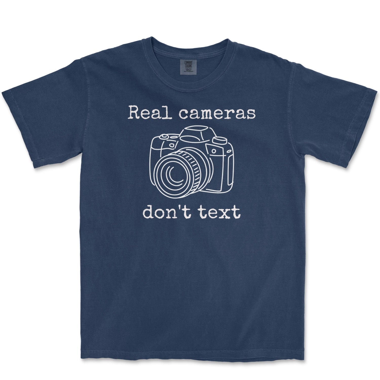 T-Shirt True Navy / S Real Cameras - Premium T-Shirt