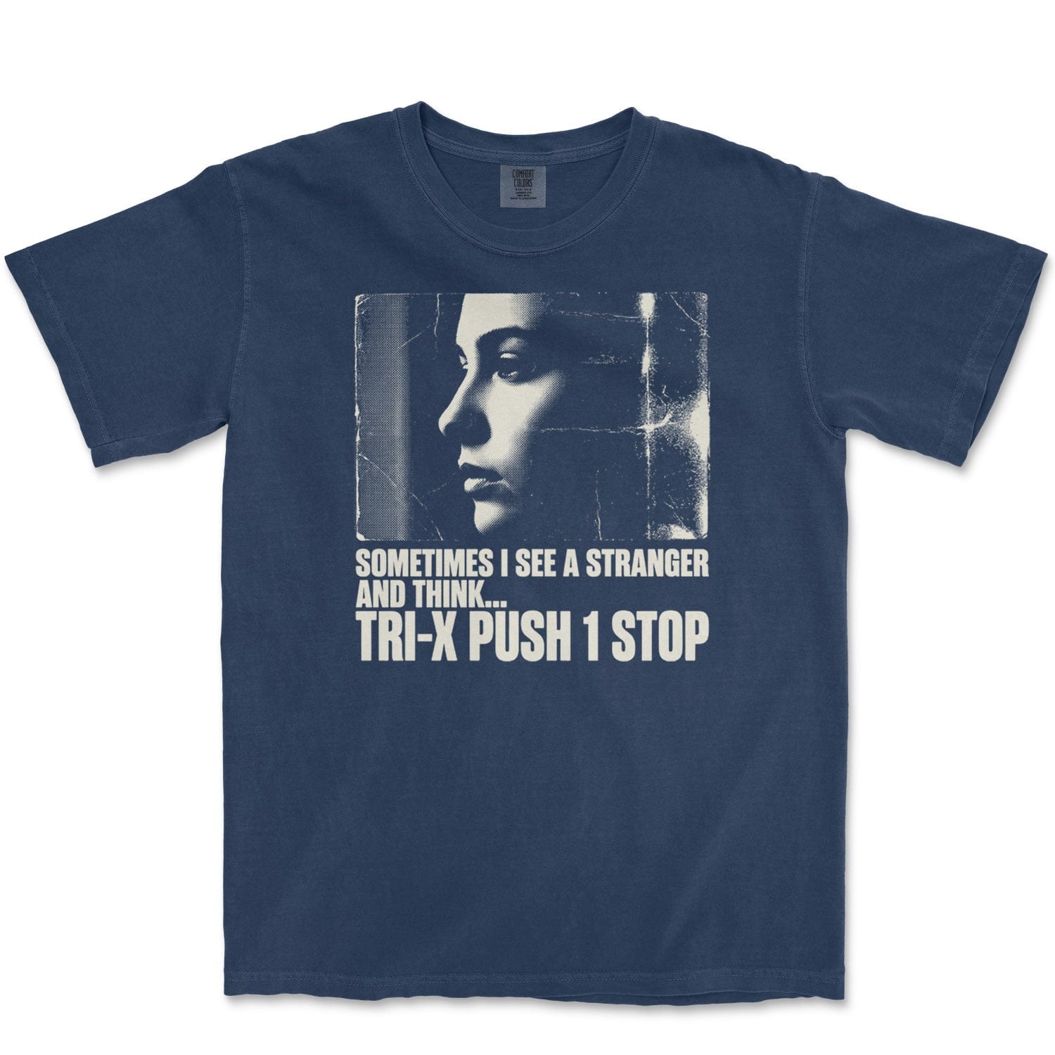 T-Shirt True Navy / S See A Stranger - Premium T-Shirt