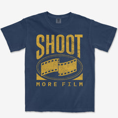 T-Shirt True Navy / S Shoot More Film Heavyweight Tee