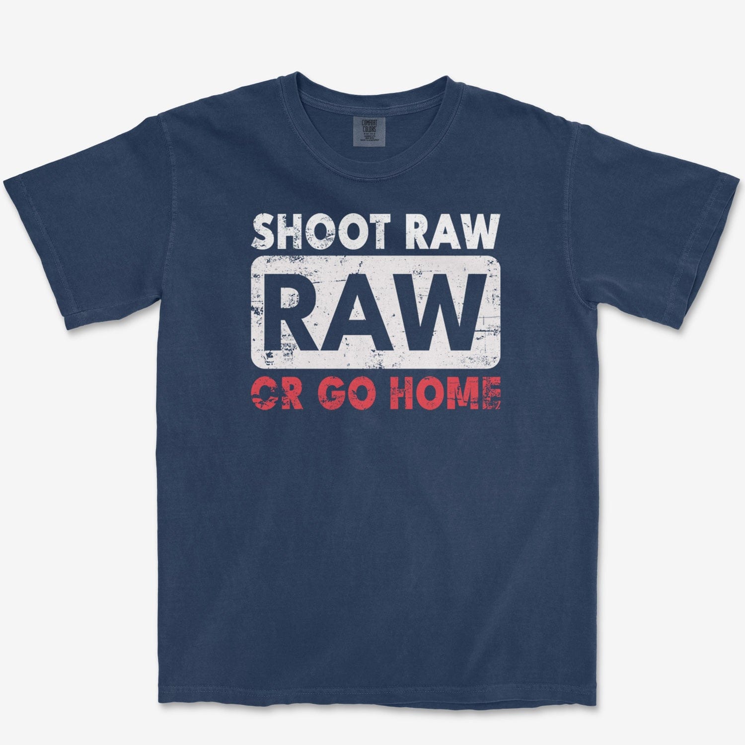 T-Shirt True Navy / S Shoot RAW - Premium T-Shirt